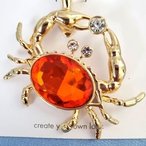 CRAB  ART PENDANT CHARM
